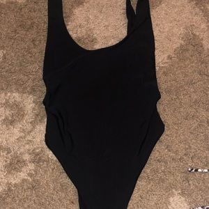 One piece bathing suit